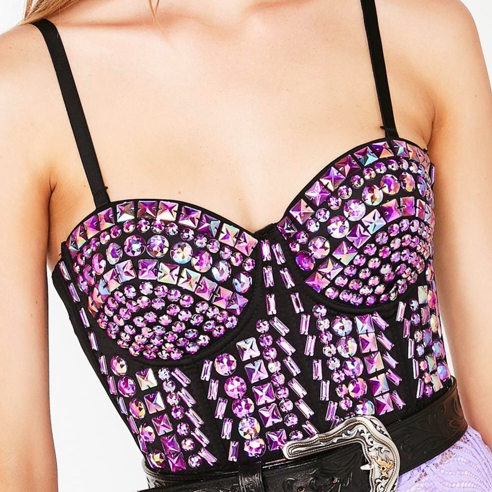 Bedazzled bustier